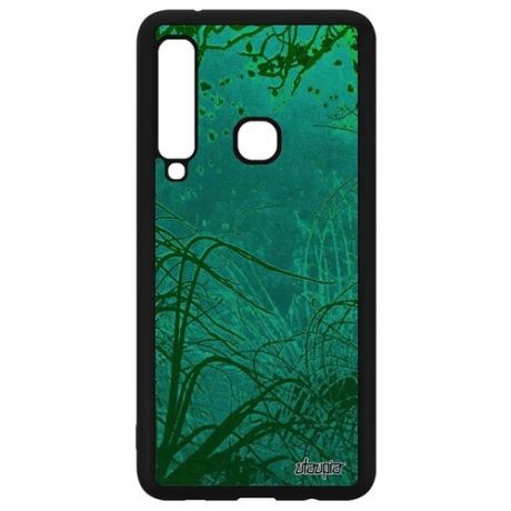 Защитный чехол для мобильного // Samsung Galaxy A9 2018 // "Травы" Хидзики Пляж, Utaupia, синий