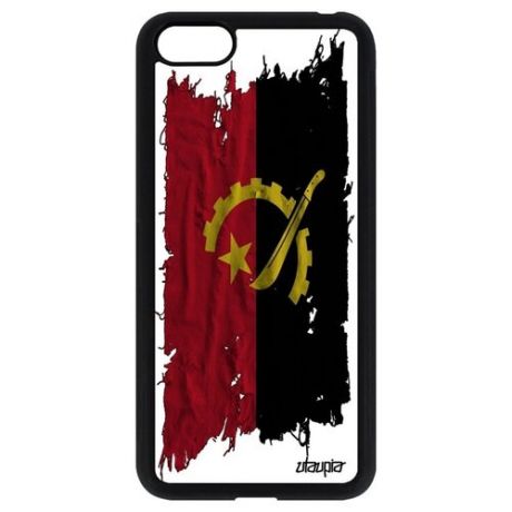 Модный чехол на смартфон // Huawei Y5 2018 // "Флаг Корсики на ткани" Государственный Стиль, Utaupia, белый