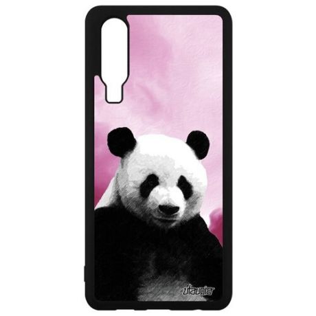 Чехол для смартфона // Huawei P30 // "Большая панда" Тибет Бамбук, Utaupia, серый