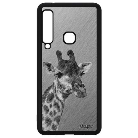 Защитный чехол на телефон // Galaxy A9 2018 // "Жираф" Африка Жирафа, Utaupia, оранжевый