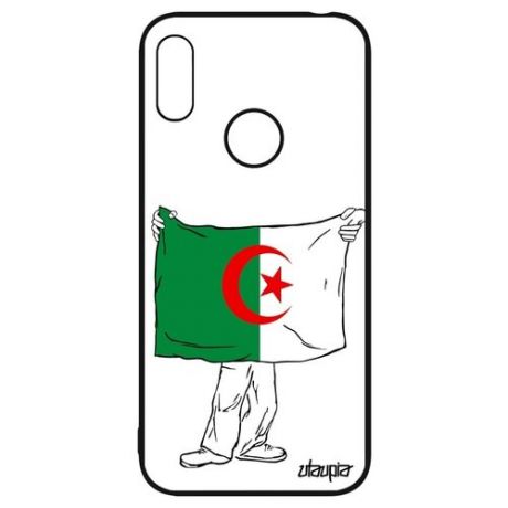 Качественный чехол для мобильного // Huawei Y6 2019 // "Флаг Кот-д