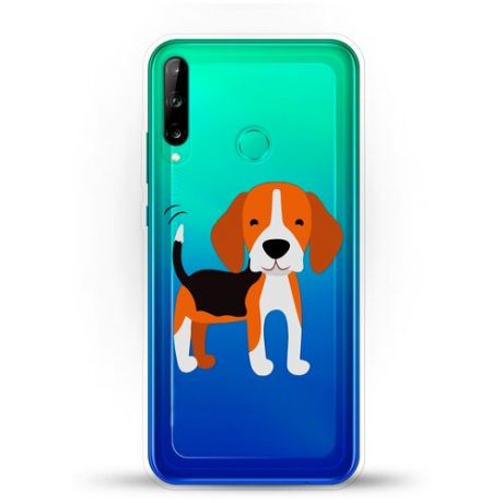 Силиконовый чехол Довольный Бигль на Honor 9C