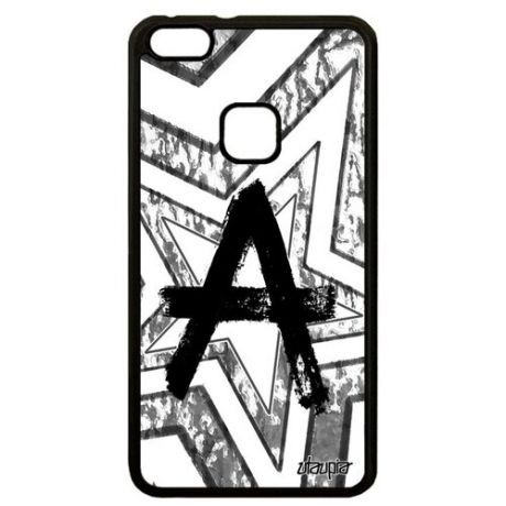 Противоударный чехол на смартфон // Huawei P10 Lite // "Анархия" Анархист Дизайн, Utaupia, серый