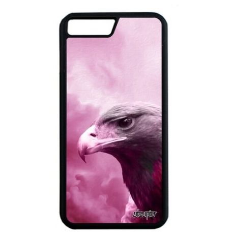 Стильный чехол на телефон // Apple iPhone 7 Plus // "Орел" Птица Хищник, Utaupia, розовый
