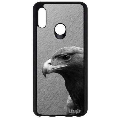 Противоударный чехол на мобильный // Huawei P Smart 2019 // "Орел" Птица Кондор, Utaupia, фуксия