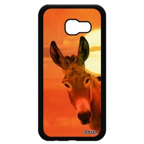 Качественный чехол на // Galaxy A5 2017 // "Осел" Лошак Животные, Utaupia, цветной