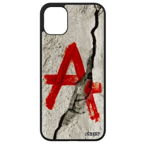 Модный чехол для смартфона // iPhone 11 // "Анархия" Эмблема Дизайн, Utaupia, серый