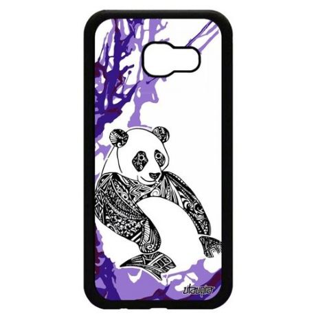 Защитный чехол на телефон // Galaxy A5 2017 // "Панда" Медведь Тибет, Utaupia, голубой