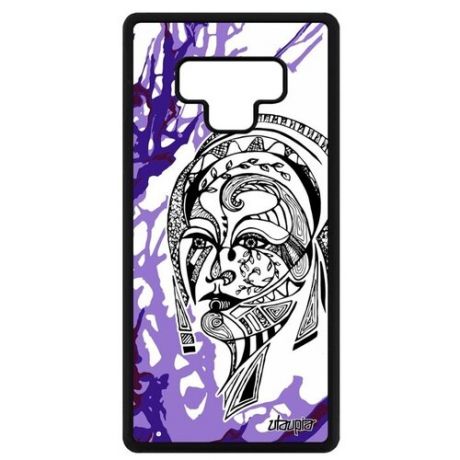Защитный чехол на // Samsung Galaxy Note 9 // "Портрет женщины" Woman Дизайн, Utaupia, цветной