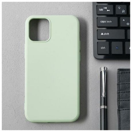 Чехол Activ Full Original Design, для Apple iPhone 12 mini, силиконовый, светло- зелёный 5441815