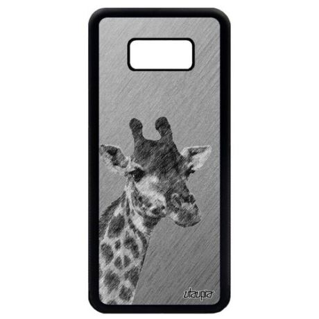 Противоударный чехол на мобильный // Samsung Galaxy S8 Plus // "Жираф" Giraffe Жирафа, Utaupia, цветной