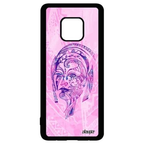 Защитный чехол для // Huawei Mate 20 Pro // "Портрет женщины" Лицо Этнический, Utaupia, розовый