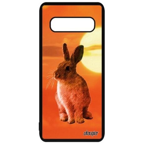 Новый чехол на смартфон // Galaxy S10 Plus // "Кролик" Дизайн Трус, Utaupia, цветной