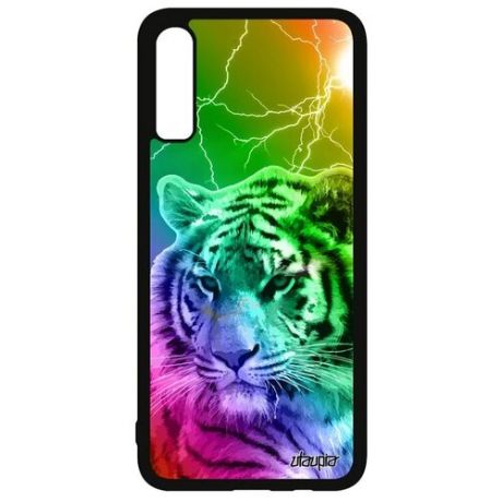 Противоударный чехол для мобильного // Samsung Galaxy A70 // "Царь тигр" Азия Хозяин, Utaupia, цветной