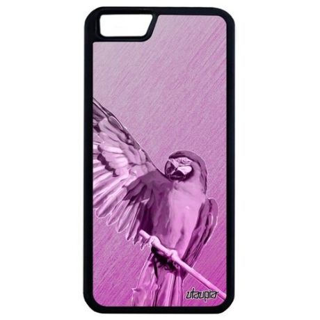 Дизайнерский чехол на // iPhone 6 Plus // "Попугай" Попугайчики Ара, Utaupia, цветной
