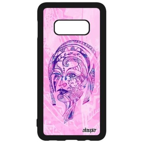Простой чехол на // Samsung Galaxy S10e // "Портрет женщины" Дизайн Девушка, Utaupia, цветной