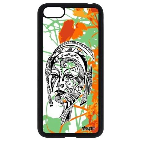 Защитный чехол на мобильный // Huawei Y5 2018 // "Портрет женщины" Woman Этнический, Utaupia, цветной
