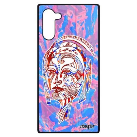 Ударопрочный чехол для // Galaxy Note 10 // "Портрет женщины" Стиль Феерия, Utaupia, розовый