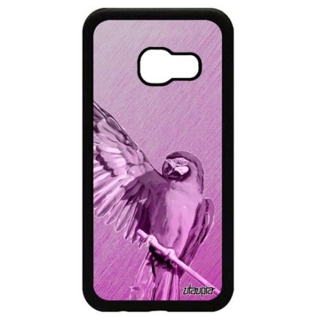 Чехол на смартфон // Samsung Galaxy A3 2017 // "Попугай" Стиль Ара, Utaupia, цветной