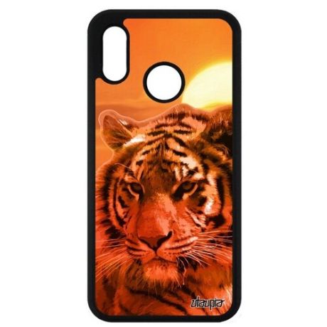 Чехол для телефона // Huawei P20 Lite // "Царь тигр" Тайга Азия , Utaupia, розовый