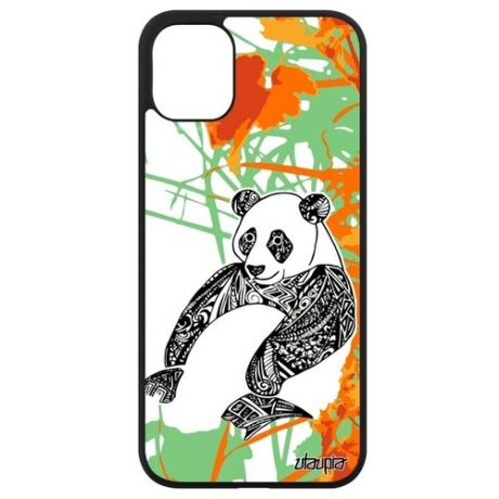 Противоударный чехол на смартфон // iPhone 11 // "Панда" Медведь Китайский, Utaupia, цветной