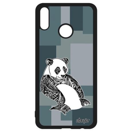 Защитный чехол на смартфон // Honor 8X // "Панда" Азия Тибет, Utaupia, фиолетовый