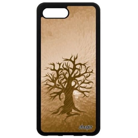 Противоударный чехол для смартфона // Honor 10 // "Дерево жизни" Древо Природа, Utaupia, светло-коричневый