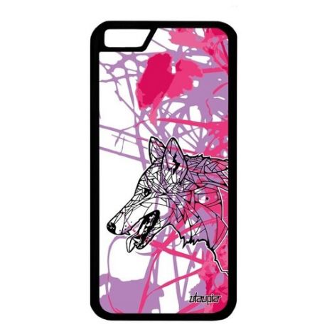 Защитный чехол для // Apple iPhone 6S // "Волк" Хаски Дизайн, Utaupia, цветной