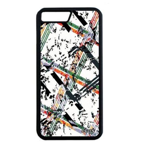 Защитный чехол для смартфона // Apple iPhone 8 Plus // "Тартан плитка" Геометрический Квадрат, Utaupia, цветной