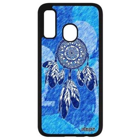Защитный чехол для смартфона // Samsung Galaxy A40 // "Ловец снов" Индейский Талисман, Utaupia, фиолетовый