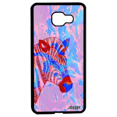 Чехол для мобильного // Samsung Galaxy A5 2016 // "Зебра" Полосатая Саванна, Utaupia, розовый