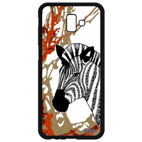 Чехол на телефон // Galaxy J6 Plus 2018 // "Зебра" Zebra Horse, Utaupia, цветной