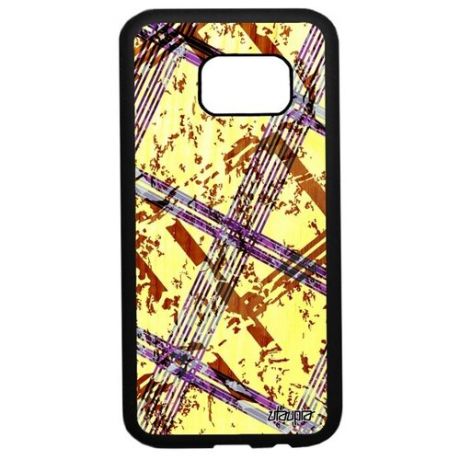 Защитный чехол для телефона // Samsung Galaxy S7 // "Тартан плитка" Узор Геометрический, Utaupia, цветной