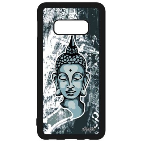 Ударопрочный чехол на мобильный // Samsung Galaxy S10e // "Будда" Азия Buddha, Utaupia, серый