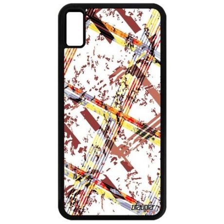 Модный чехол для смартфона // iPhone XS Max // "Тартан плитка" Квадрат Дизайн, Utaupia, цветной