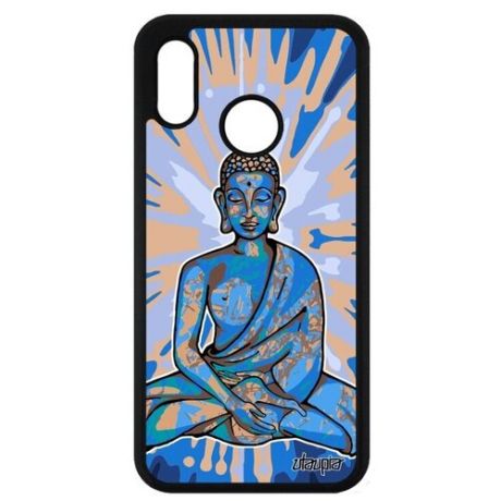 Защитный чехол на смартфон // Huawei P20 Lite // "Будда" Мандала Тайланд, Utaupia, голубой