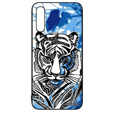Качественный чехол на мобильный // Galaxy A50 // "Тигр" Джунгли Охота, Utaupia, цветной