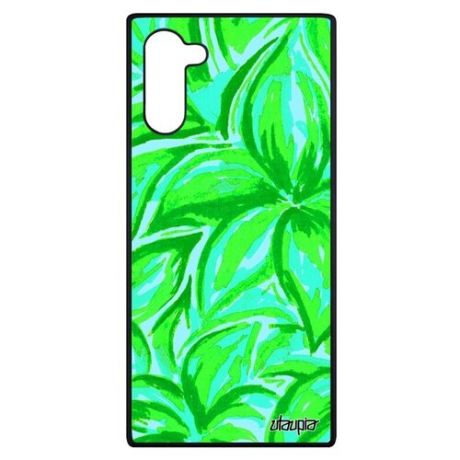 Модный чехол на мобильный // Samsung Galaxy Note 10 // "Цветочный узор" Магнолия Букет, Utaupia, цветной