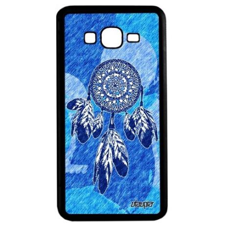 Защитный чехол для телефона // Samsung Galaxy Grand Prime // "Ловец снов" Индейский Оберег, Utaupia, фуксия