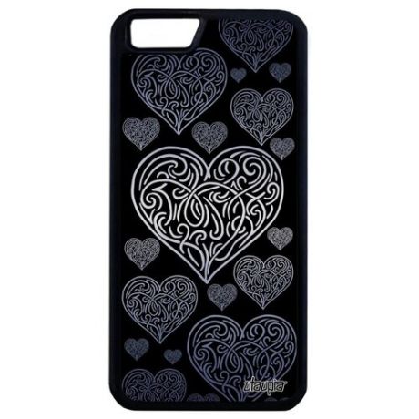 Новый чехол на смартфон // Apple iPhone 6 Plus // "Сердце" Дизайн Романтика, Utaupia, синий