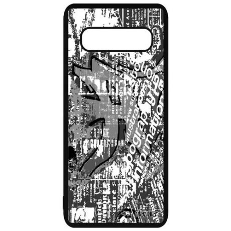 Защитный чехол для смартфона // Samsung Galaxy S10 Plus // "Стрит-арт" Рисунок Надпись, Utaupia, цветной
