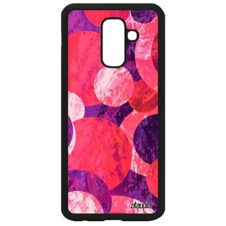 Защитный чехол на смартфон // Samsung Galaxy A6 Plus 2018 // "Планеты" Форма Стиль, Utaupia, розовый