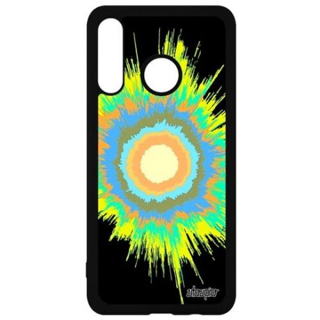 Чехол на смартфон // Huawei P30 Lite // "Большой взрыв" Пространство Сияние, Utaupia, зеленый