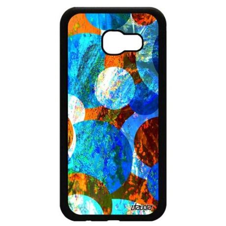 Защитный чехол на смартфон // Galaxy A5 2017 // "Планеты" Форма Шар, Utaupia, розовый