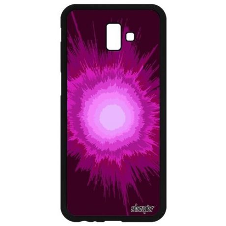 Защитный чехол для телефона // Galaxy J6 Plus 2018 // "Большой взрыв" Солнце Дизайн, Utaupia, синий