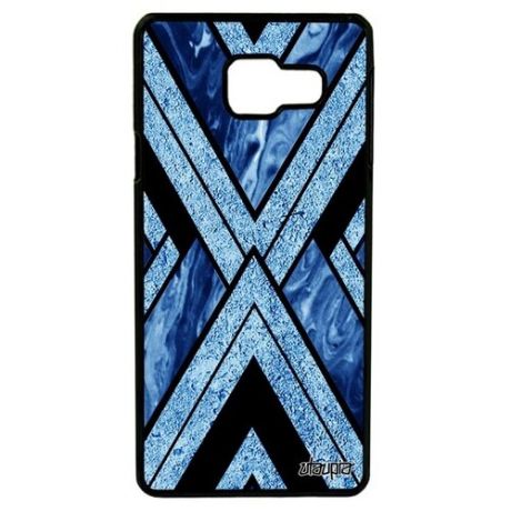 Защитный чехол для мобильного // Samsung Galaxy A3 2016 // "Икс-орнамент" Дизайн Рисунок, Utaupia, серый