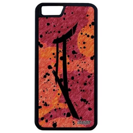 Красивый чехол на телефон // iPhone 6 Plus // "Знак зодиака Дева" Zodiac Дизайн, Utaupia, оранжевый