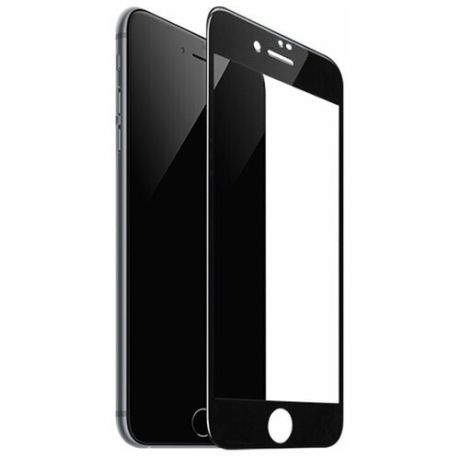Защитное 3D стекло для экрана iPhone 8 Plus противоударное / закругленные края (Черный)