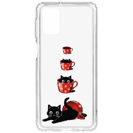 Чехол на Samsung Galaxy M31S Kruche print Котенок в чашке / Чехол для Samsung / чехол с рисунком / чехол с принтом / чехол для самсунг / чехол для самсунг / бампер на гелакси / чехол накладка для гэлэкси / противоударная накладка для Samsung Galaxy / защита для Galaxy / защита на Samsung / cиликоновый чехол для Samaung Galaxy / пластиковый чехол на Самсунг / защитный чехол для самсунг / чехольчик / защита телефона / ударопрочный чехол / галакси