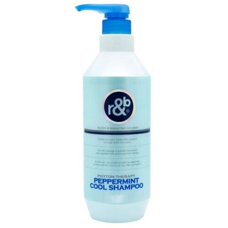 R&B Освежающий шампунь для волос с ментолом Phyton Therapy Peppermint Cool Shampoo, 1000 мл